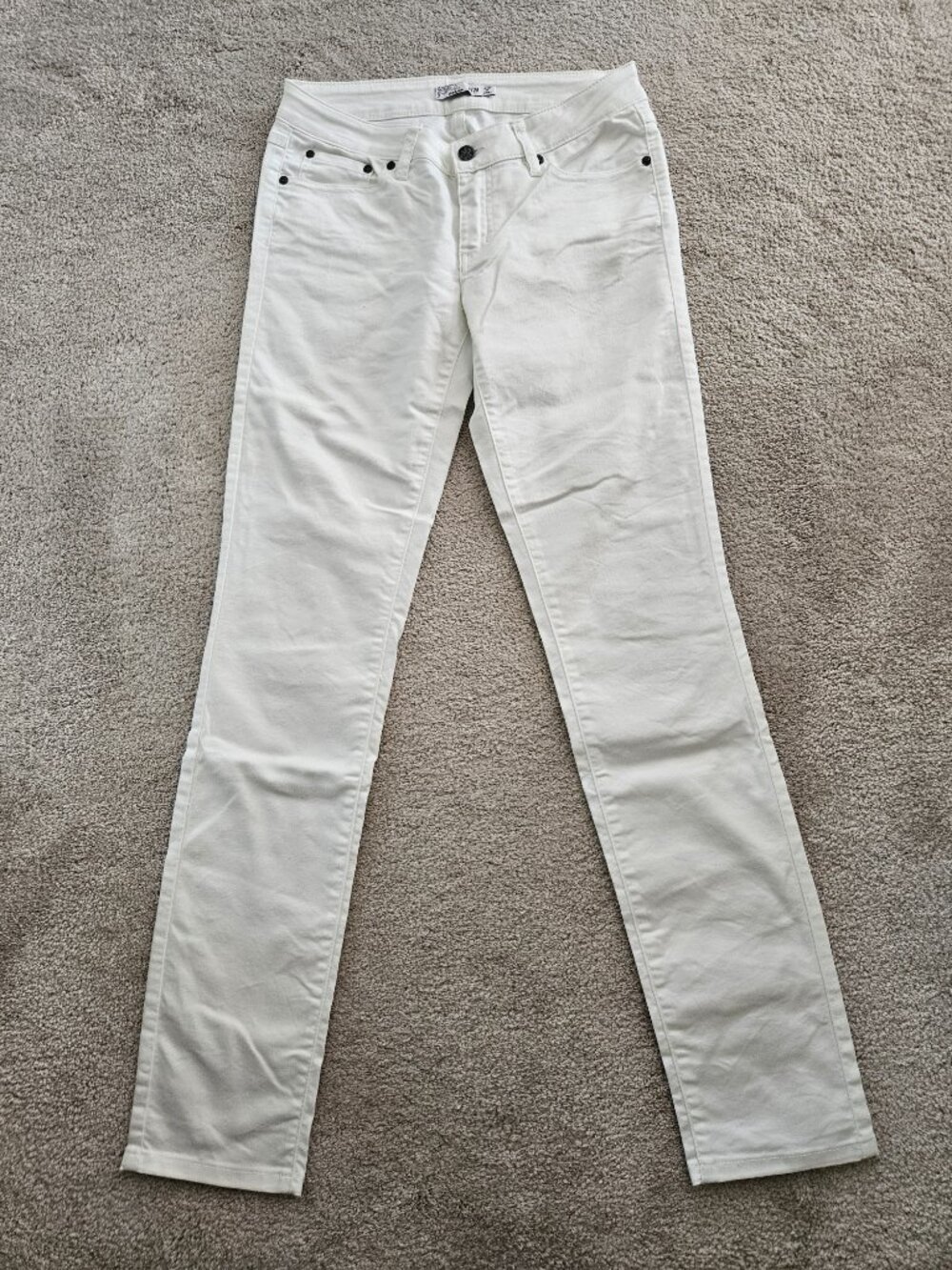 Prana Kara Skinny Jeans White Organic Cotton - Women's 6/28